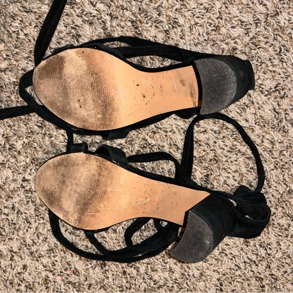 Steve Madden Suede lace up heel - Picture 3 of 5